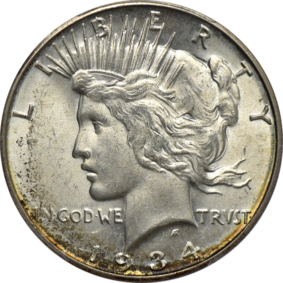Three 1934-D PCGS MS-64+ CAC