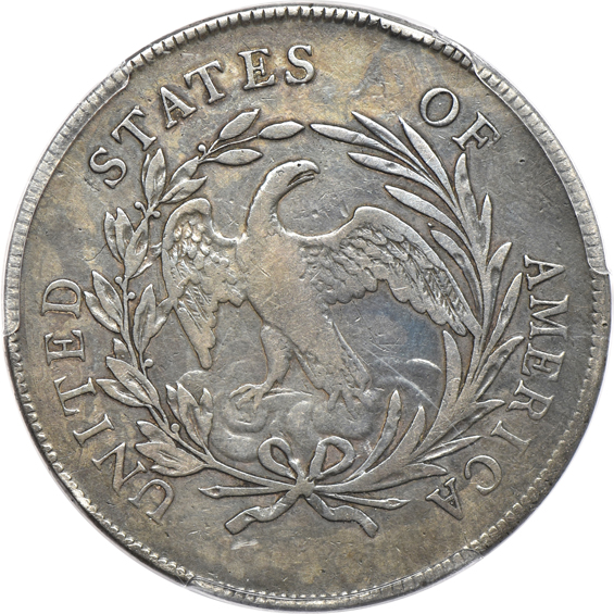 1795 Off Center Dr Bust PCGS VF details/cleaned