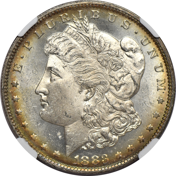 1883-O and 1887, both NGC MS-64 Star