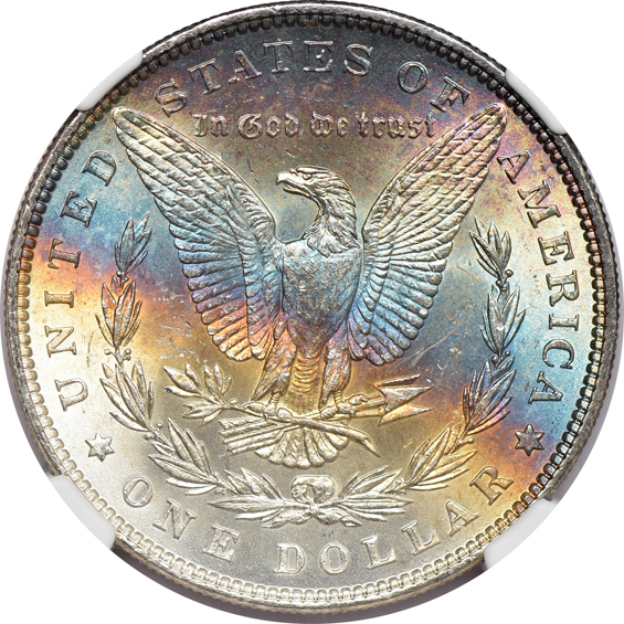 1883-O and 1887, both NGC MS-64 Star