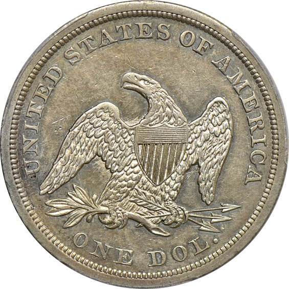 1844 PCGS AU-53