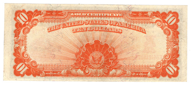 1907 $10 Fr# 1172 - XF
