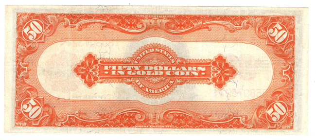 1922 $50 Fr# 1200 - VF