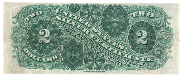 1886 $2 Fr# 243 - VF