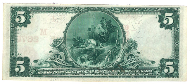 1902 $5 Red Seal - Dayton, OH Charter #2678 - ChCU
