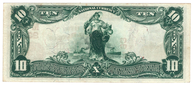 1902 $10 Red Seal - Cincinnati, OH Charter #93 - VF