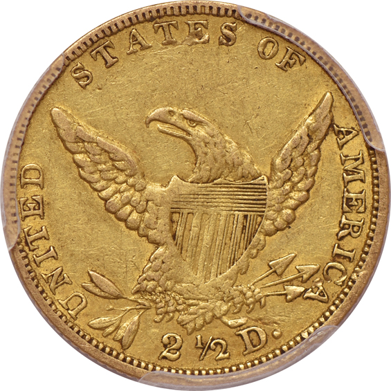 1836 Block 8 PCGS XF-40