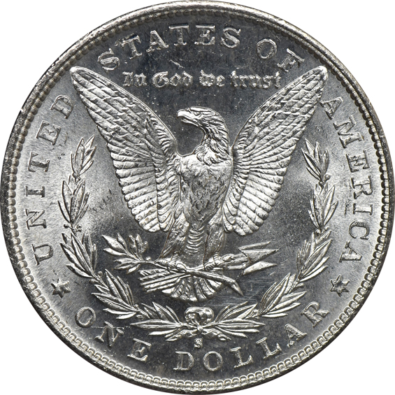 1881-S PCGS MS-65 CAC, 1881-S NGC MS-66, and an 1887 NGC MS-66