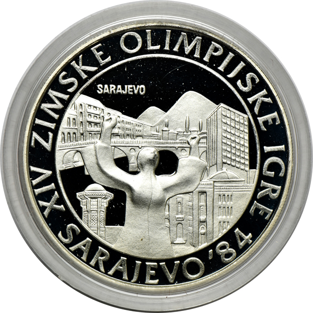 Yugoslavia - 1984 complete set of Winter Olympic proof coins