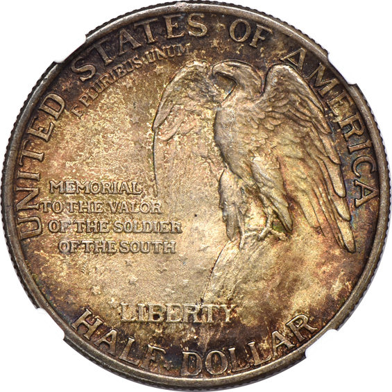 Three toned 1925 Stone Mountain, all NGC MS-65