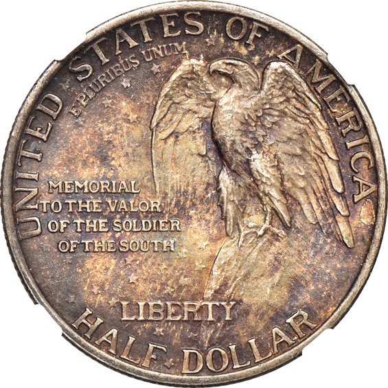 Three toned 1925 Stone Mountain, all NGC MS-65