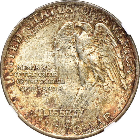 Three toned 1925 Stone Mountain, all NGC MS-65