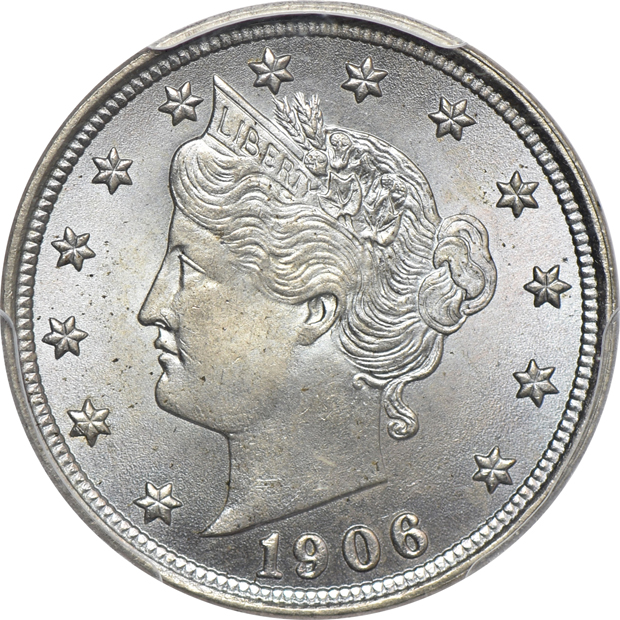 1884 MS-64 CAC, and a 1906 MS-65, both PCGS