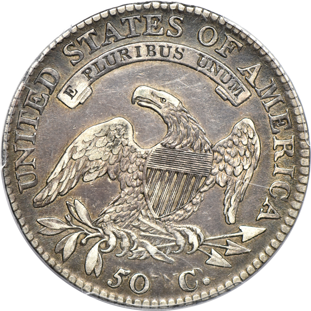 1813 O-101 50C/UNI PCGS VF-35