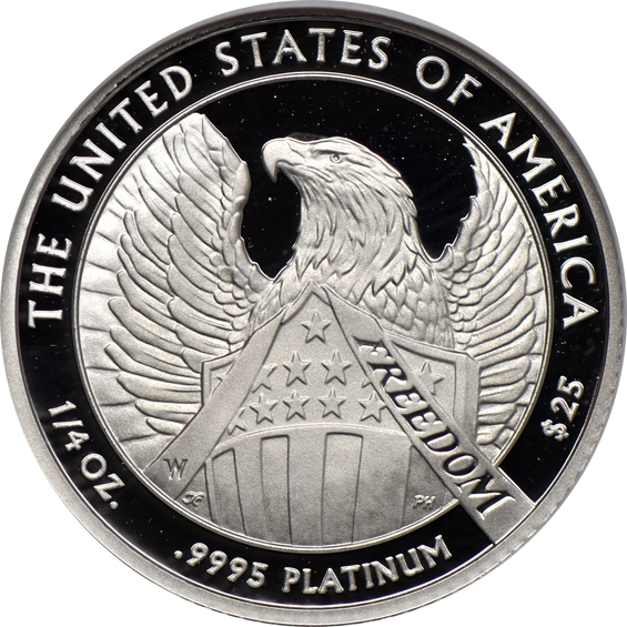 2007-W $25 1/4oz Proof Platinum American Eagle NGC PR-70 Ultra Cameo Early Releases