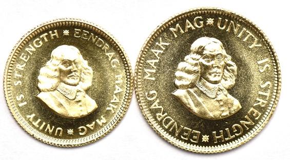 South Africa - 1963 "long" proof set, nine coins
