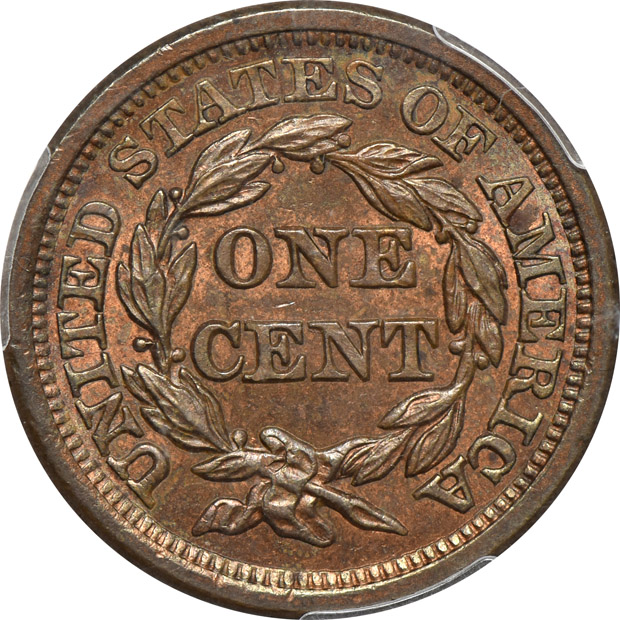 1857 Small Date PCGS MS-64BN