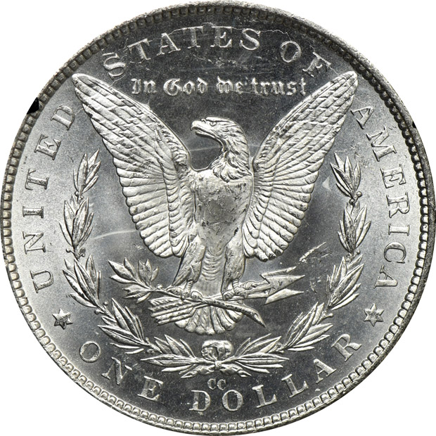 1882-CC GSA MS-63, and an 1883-CC GSA MS-64+, both NGC CAC