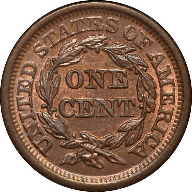 1850 NGC MS-65 BN