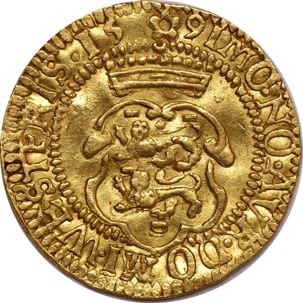 Multiple - Three gold ducats.  Two Italy and one Netherlands