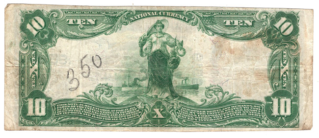 1902 $10 Blue Seal - Windsor, MO Charter #9519 - VF