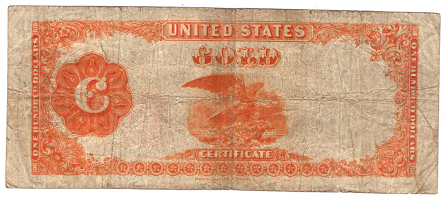 1922 $100 - F