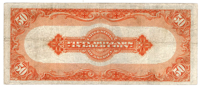 1913 $50 Fr# 1199 - VF