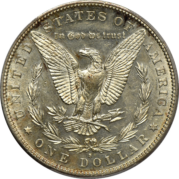 1884-S PCGS AU-58 CAC