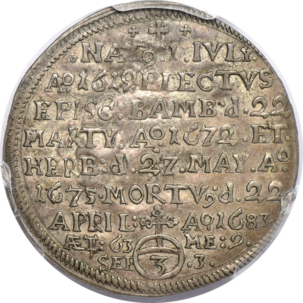 Multiple - Six certified coins, as described