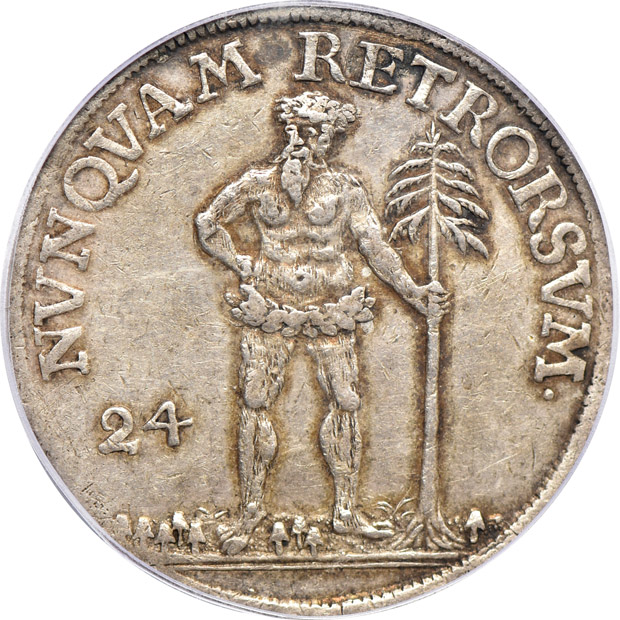 Multiple - Six certified coins, as described