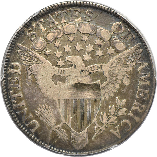 Three 1806 Pointed 6, Stem.  Overton 115 F-15, Overton 116 VG-10, and Overton 118a F-15, all PCGS