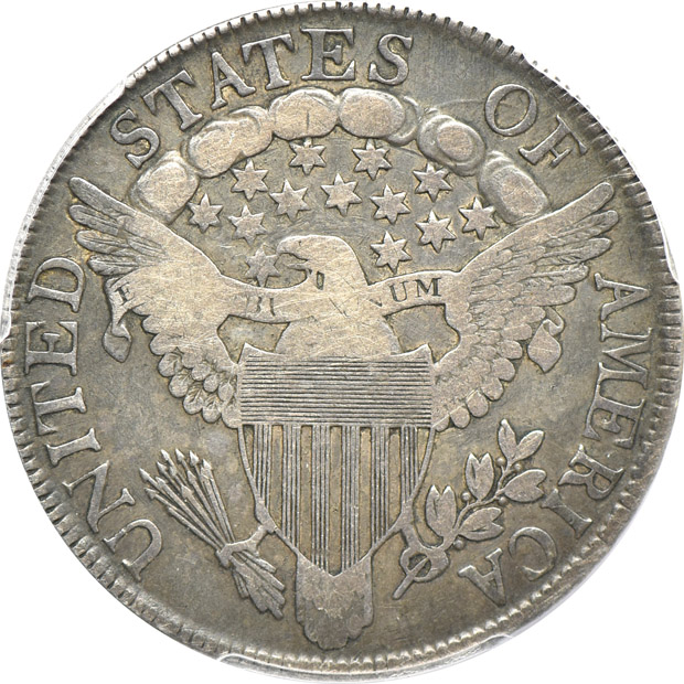 Three 1806 Pointed 6, Stem.  Overton 115 F-15, Overton 116 VG-10, and Overton 118a F-15, all PCGS