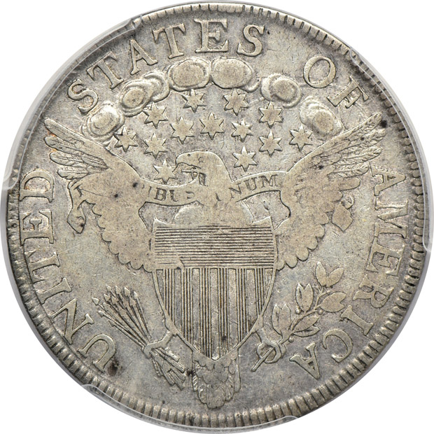 Three 1806 Pointed 6, Stem.  Overton 115 F-15, Overton 116 VG-10, and Overton 118a F-15, all PCGS