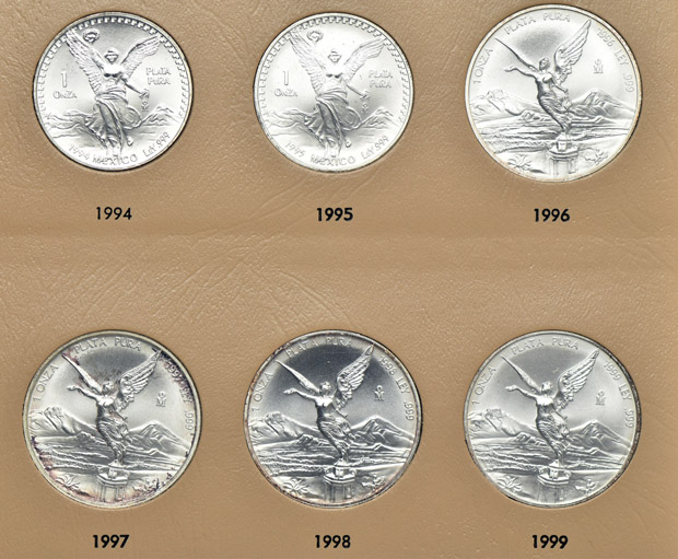 Mexico - Complete Libertad collection, 1982 through 2014, in a Dansco 7232 album
