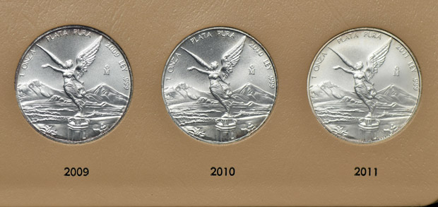 Mexico - Complete Libertad collection, 1982 through 2014, in a Dansco 7232 album