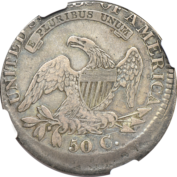 Error - 1823, Struck 10% Off Center, NGC VF-20