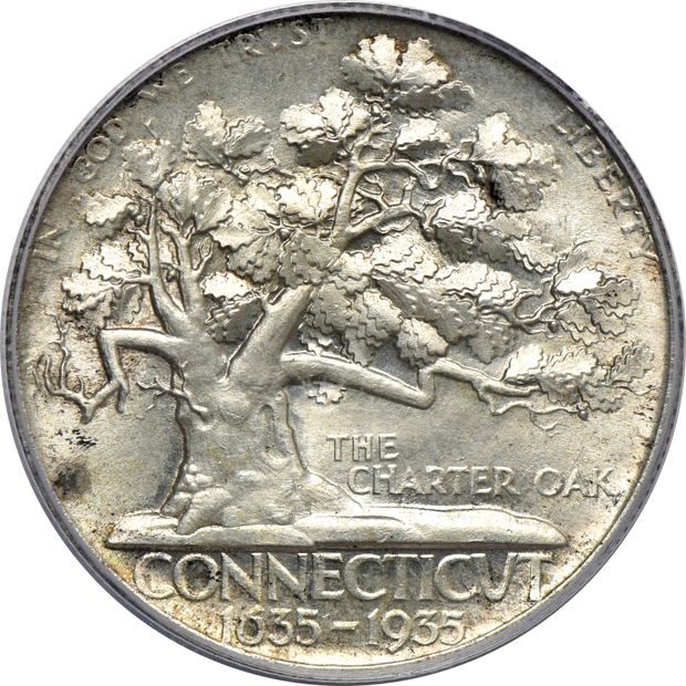 Group of seven Silver Ccommemorative half-dollars, all PCGS