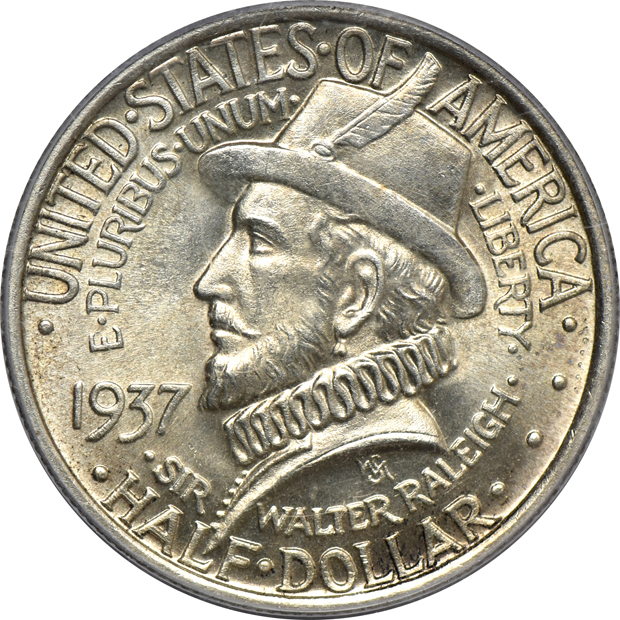Group of seven Silver Ccommemorative half-dollars, all PCGS
