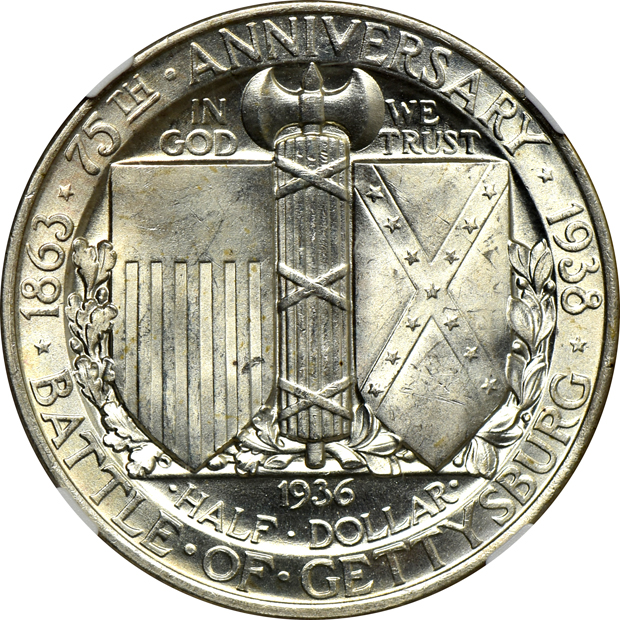 1936 Gettysburg NGC MS-65