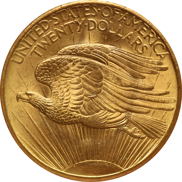 1908 No Motto, Wells Fargo Nevada Gold, NGC MS-65