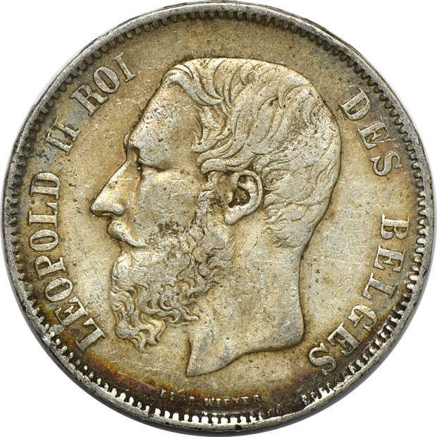 One hundred sixteen silver coins from Austria, Belgium, Bulgaria, France, Italy, and Russia