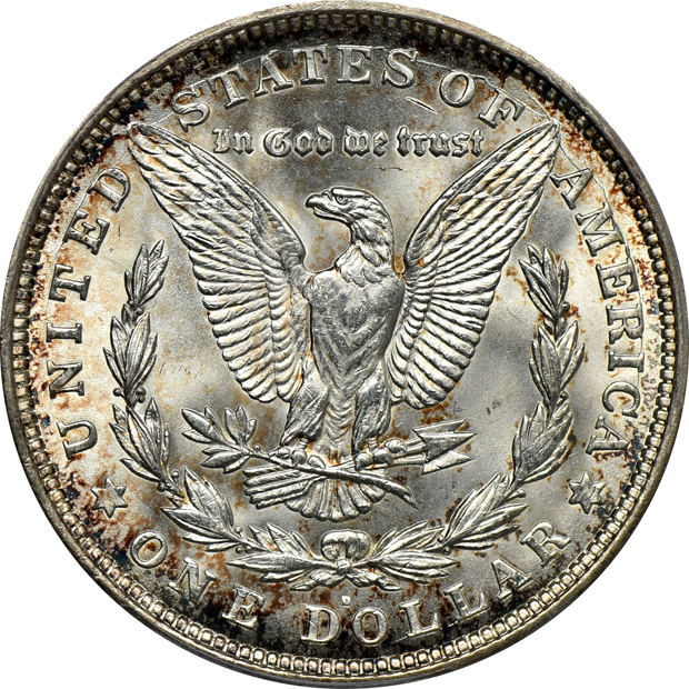 1921-D Morgan PCGS MS-66 (shield)