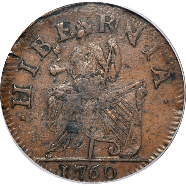 1760 Voce Populi PCGS AU-53