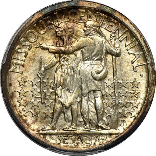 1921 Missouri 2X4 PCGS MS-65