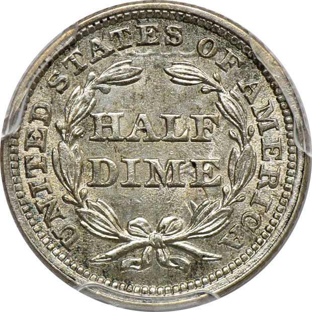 1838 No Drapery MS-62, and an 1853 Arrows MS-64, both PCGS