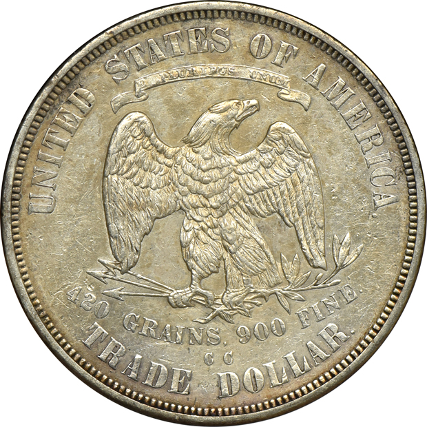 1875-CC Trade ANACS UNC details/cleaned