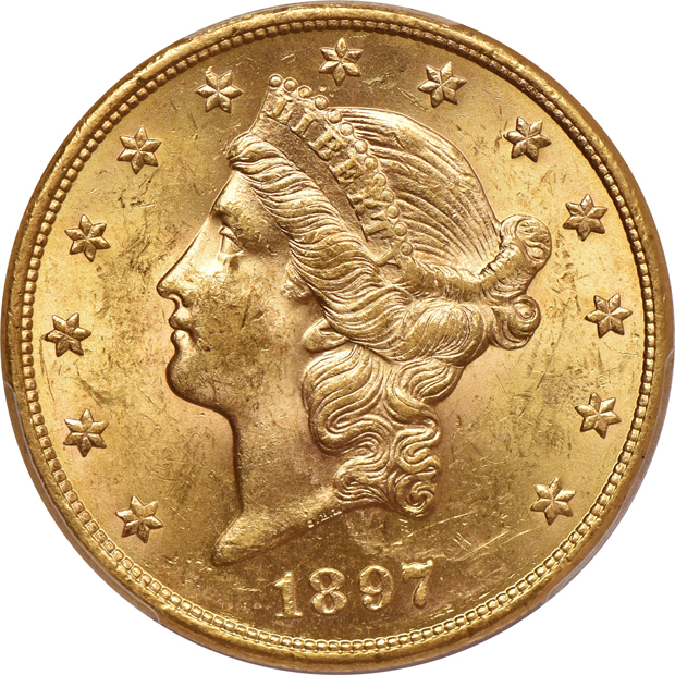 1896-S, 1897-S, and 1898-S, all PCGS MS-62