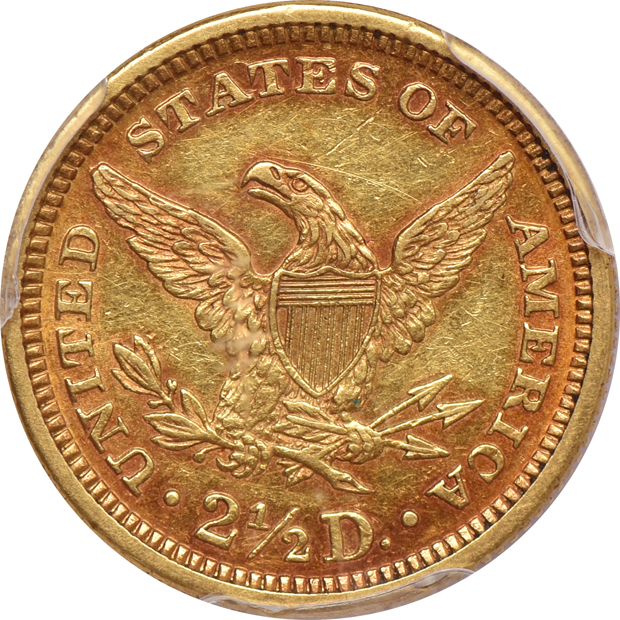 1868 PCGS AU-58 CAC