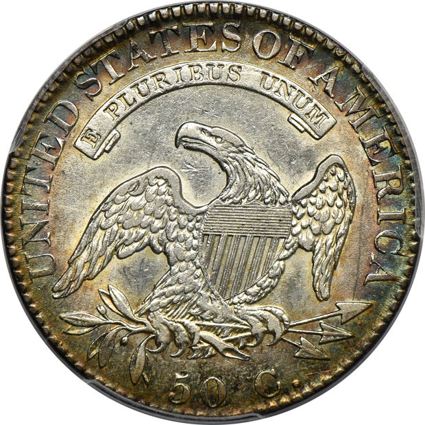 1822 AU-50, and an 1826 AU-53, both PCGS