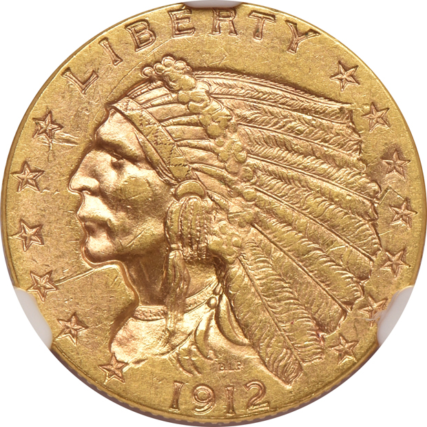 1909, 1912, and 1914-D, all NGC MS-61